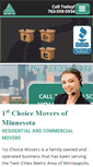 Mobile Screenshot of 1stchoicemovers.com
